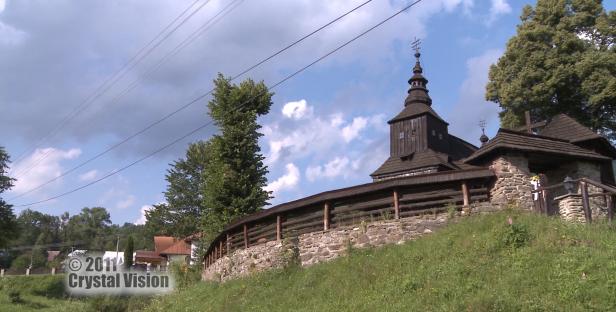 Drevený kostol v Ruskom Potoku